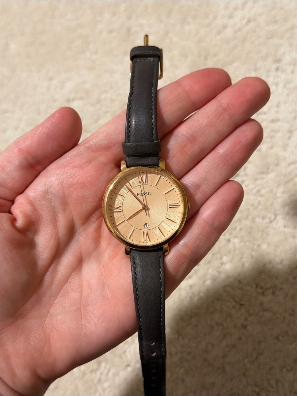 Fossil Jacqueline Leather Watch